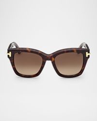 Icon 53mm Acetate Butterfly Sunglasses