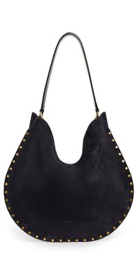 Isabel Marant Oskan Hobo Soft Bag Black Midnight One Size