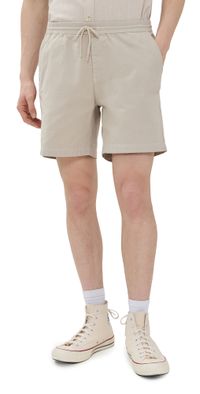 Taylor Stitch Apres Twill Shorts 7 Organic Aged Stone Foundation M