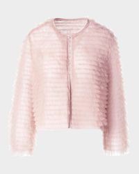 Alida Ruffle Tulle Jacket