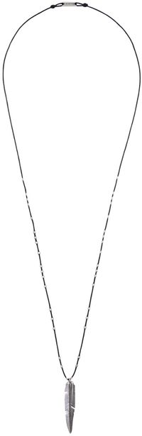 Isabel Marant Black & Silver My Car Necklace