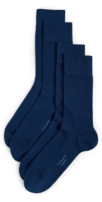 Falke Happy 2 Pack Socks Royal Blue 43-46