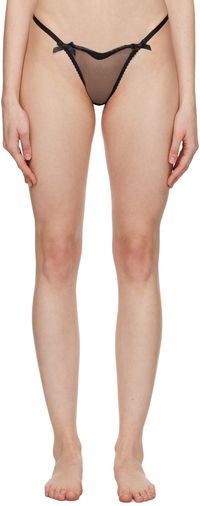 Agent Provocateur Black Saylor Thong