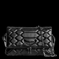 Zadig&voltaire - Sac bandoulière en cuir matelassé - Taille Unique - Noir