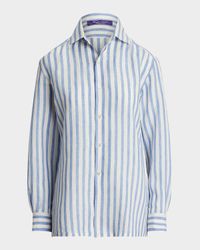 Capri Striped Linen Shirt