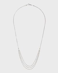 Platinum Saturn Necklace