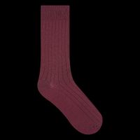 Bleuforet - Chaussettes hautes en laine mélangée - Taille 43/46 - Rouge
