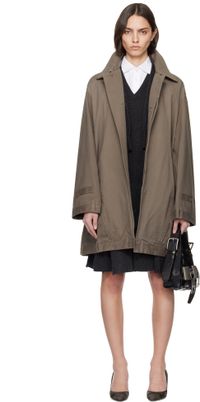 HODAKOVA Upside Down Chino Trench Coat