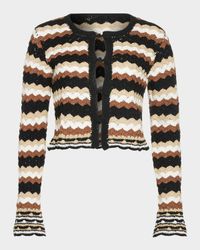 Alanza Crochet-Knit Cardigan