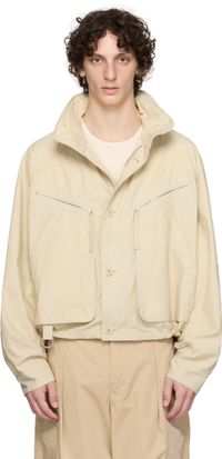 LEMAIRE Beige Parachute Jacket