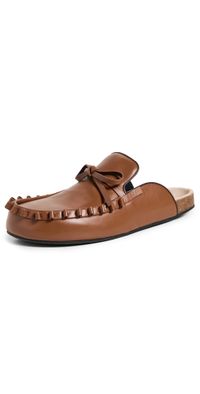 JW Anderson Ruffle Loafers Tan 40