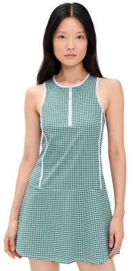 Addison Bay Net Dress Vy Gingham S