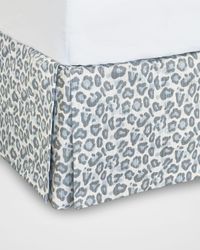 Liesl Leopard-Print Queen Dust Skirt