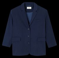 American Vintage - Blazer oversize - Taille L - Bleu