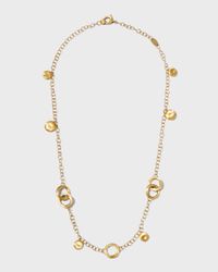 Jaipur 18k Yellow Gold Short Charm Necklace