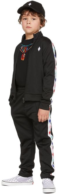 Marcelo Burlon County of Milan Kids Black Cross Track Jacket