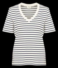 Maison 123 - Tee-shirt rayé en coton - Taille XL - Beige