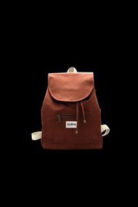 Hindbag - Sac à dos en coton - Taille Unique - Marron