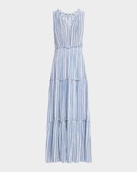 Loulou Striped Maxi Dress