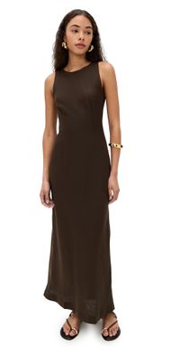 FAITHFULL Lydie Maxi Dress Coffee 10