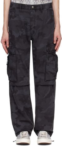 Ksubi Black Fugitive Cargo Pants