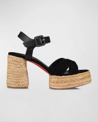 70mm Calakala Crisscross Espadrille Sandals