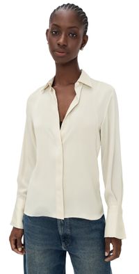 rag & bone Venus Combo Cami Blouse Ivory M