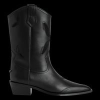 Zadig&voltaire - Bottines western en cuir - Taille 41 - Noir