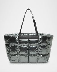 Porter Marche Quilted Shiny Nylon Tote Bag