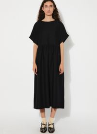 Rita Row - Robe t-shirt oversize en coton - Taille XS/S - Noir