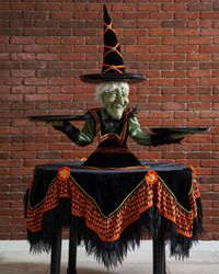 Halloween Witch Cupcake Holder with Table Cloth