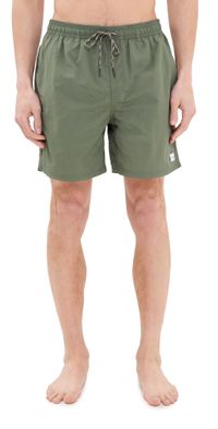 Katin Poolside Volley Swim Trunks 7 Olive S