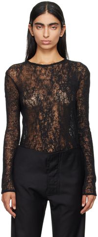 Gabriela Coll Garments Black No.292 Sweater