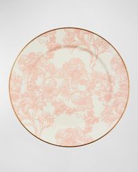 Rosy English Garden Enamel Charger Plate