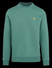 Faguo - Sweat col rond en coton mélangé - Taille XL - Vert