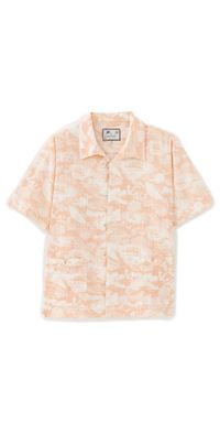 Tombolo Seersucker Voyager Shirt Coral L