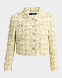 Fancy Tweed Crop Informal Jacket