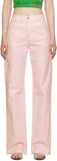 Heron Preston Pink Carpenter Trousers