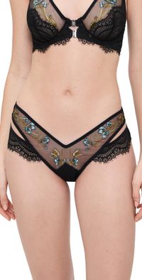 Thistle and Spire Aster Panties Black S