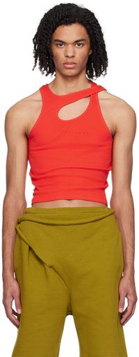 Ottolinger Red Cutout Tank Top
