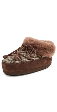 Moon Boot Moon Boot x Guest In Residence Evx Chalet Mule Fur Boots Cocoa 35/36