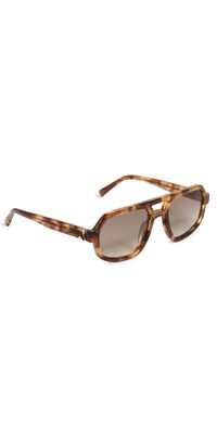 Luv Lou The Banks Sunglasses Caramel Tort One Size