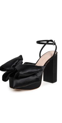 Loeffler Randall Kiki Bow Platforms Black 11
