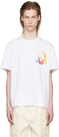JW Anderson White Orange T-Shirt