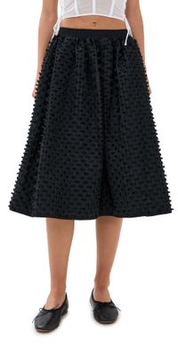 Cecilie Bahnsen Mala Skirt Black 10