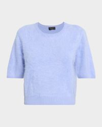 Jada Cashmere Short-Sleeve Sweater