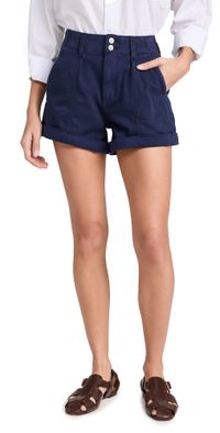 PAIGE Brooklyn Shorts Vintage Cosmic Navy 32
