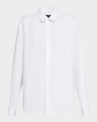 Men's-Inspired Button-Up Shirt