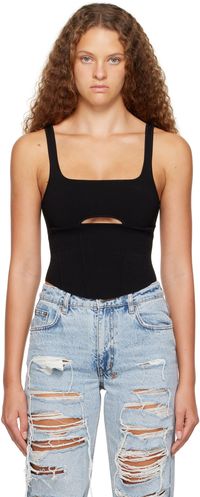 Ksubi Black Vertigo Tank Top