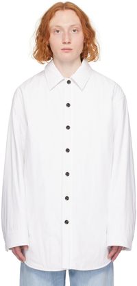 Bottega Veneta White Insulated Jacket